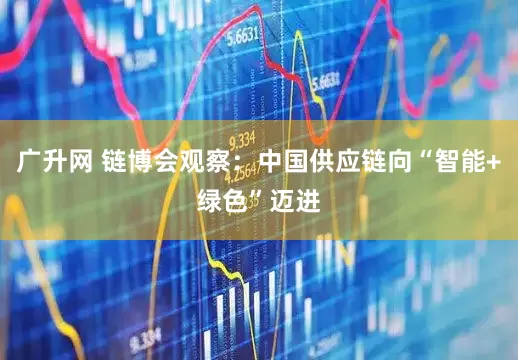 广升网 链博会观察：中国供应链向“智能+绿色”迈进
