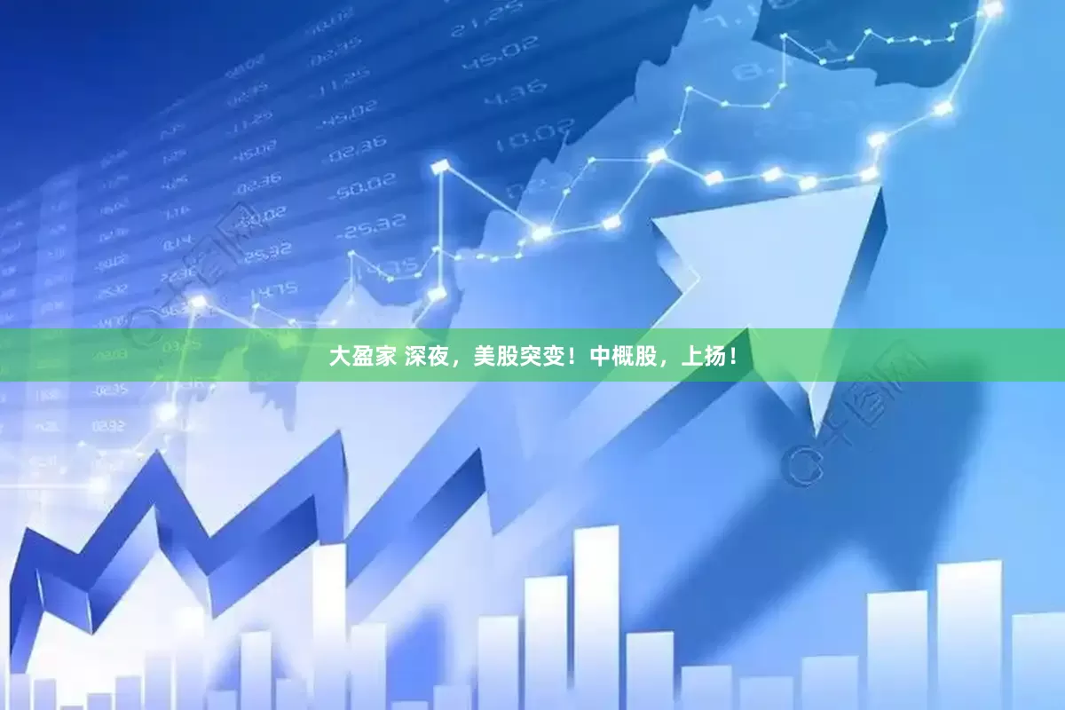 大盈家 深夜，美股突变！中概股，上扬！